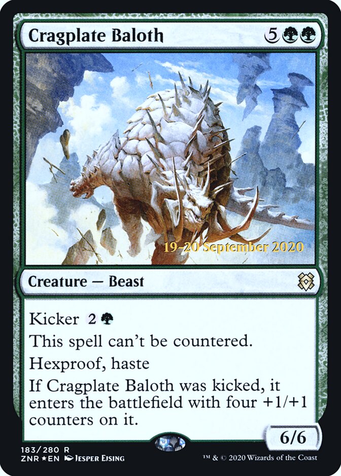 Cragplate Baloth, Zendikar Rising Promos · 183/280