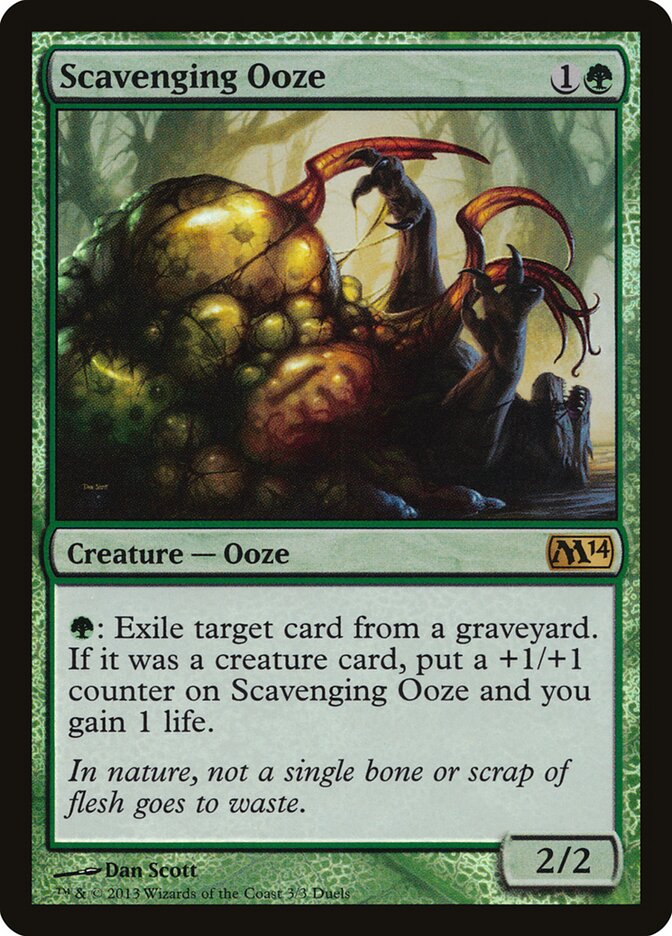 Scavenging Ooze, Duels of the Planeswalkers 2014 Promos · 3/3
