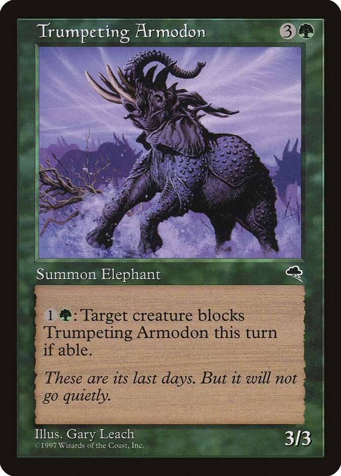 Trumpeting Armodon, Tempest · 262