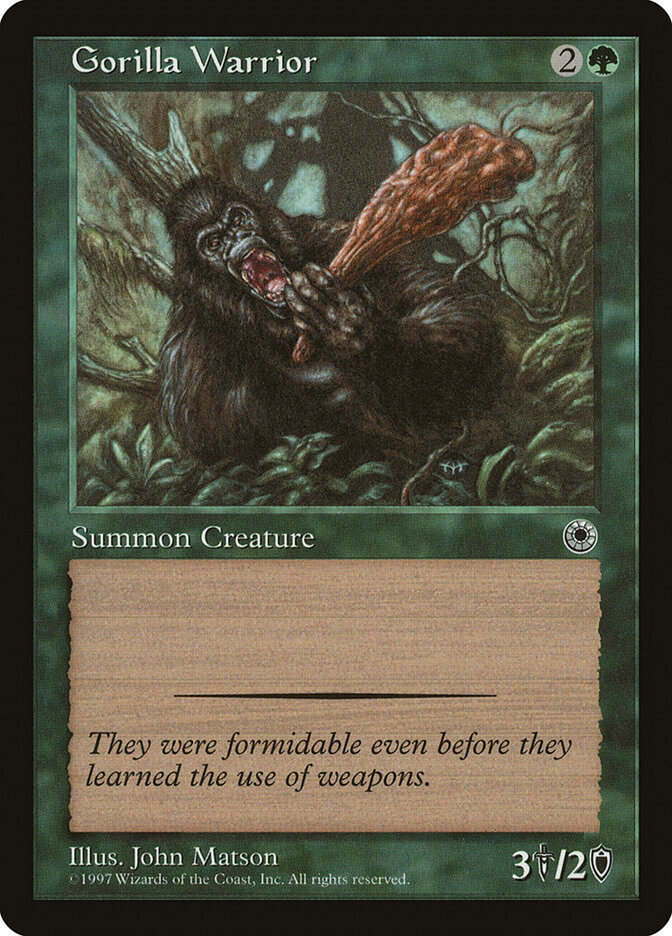 Gorilla Warrior, Portal · 168