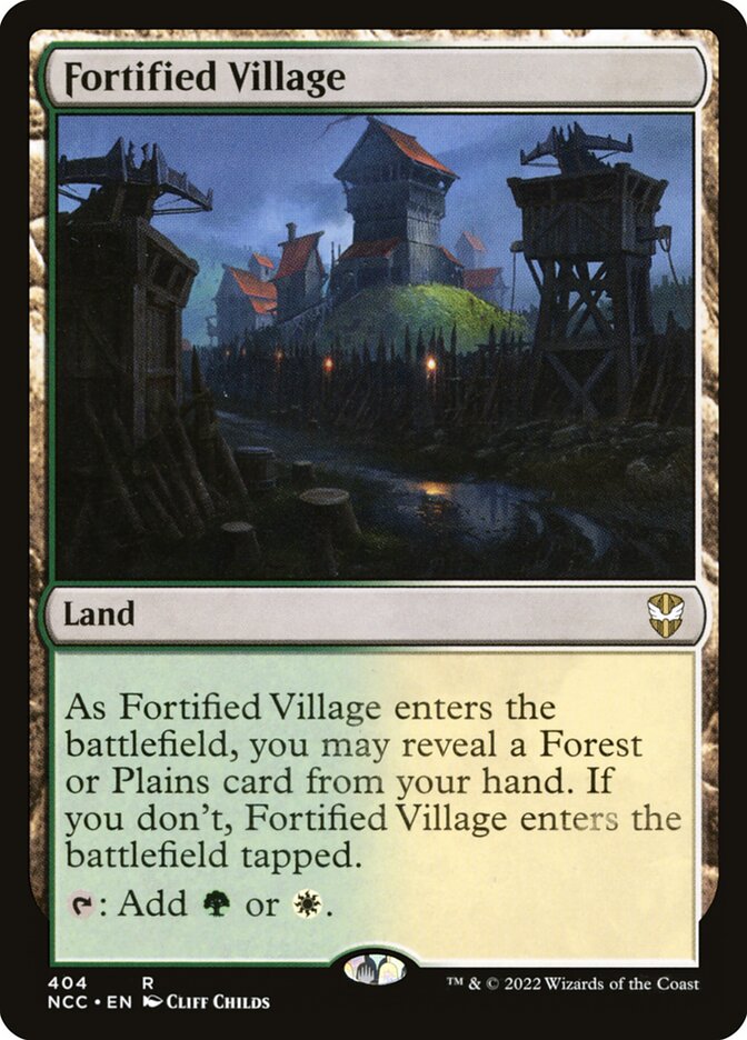 Fortified Village, New Capenna Commander · 404