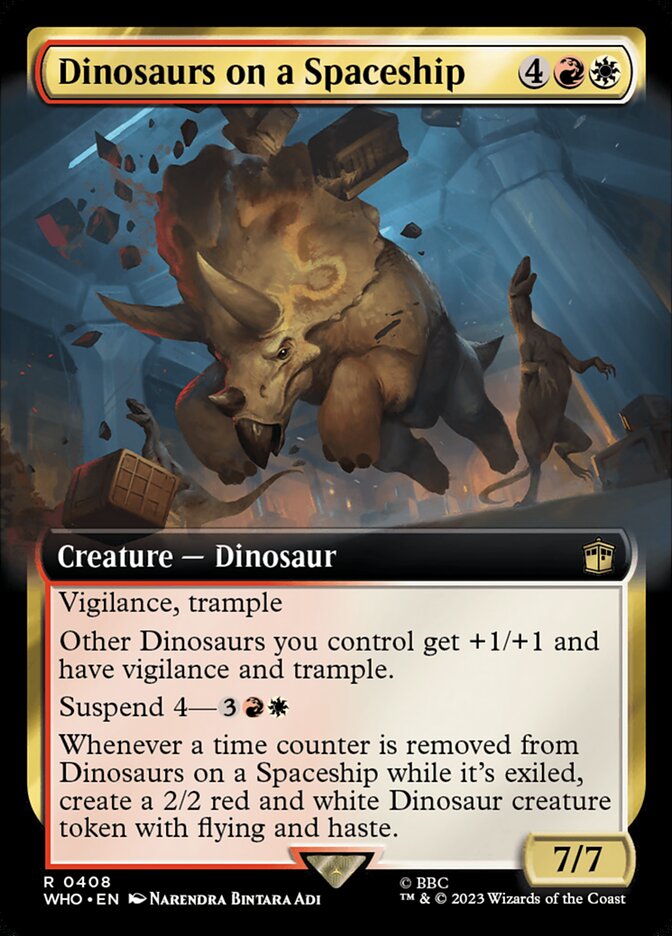 Dinosaurs on a Spaceship, Doctor Who · 0408
