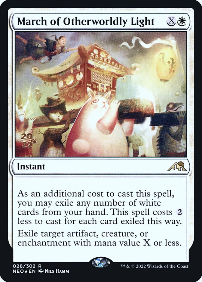 March of Otherworldly Light, Kamigawa: Neon Dynasty Promos · 028/302