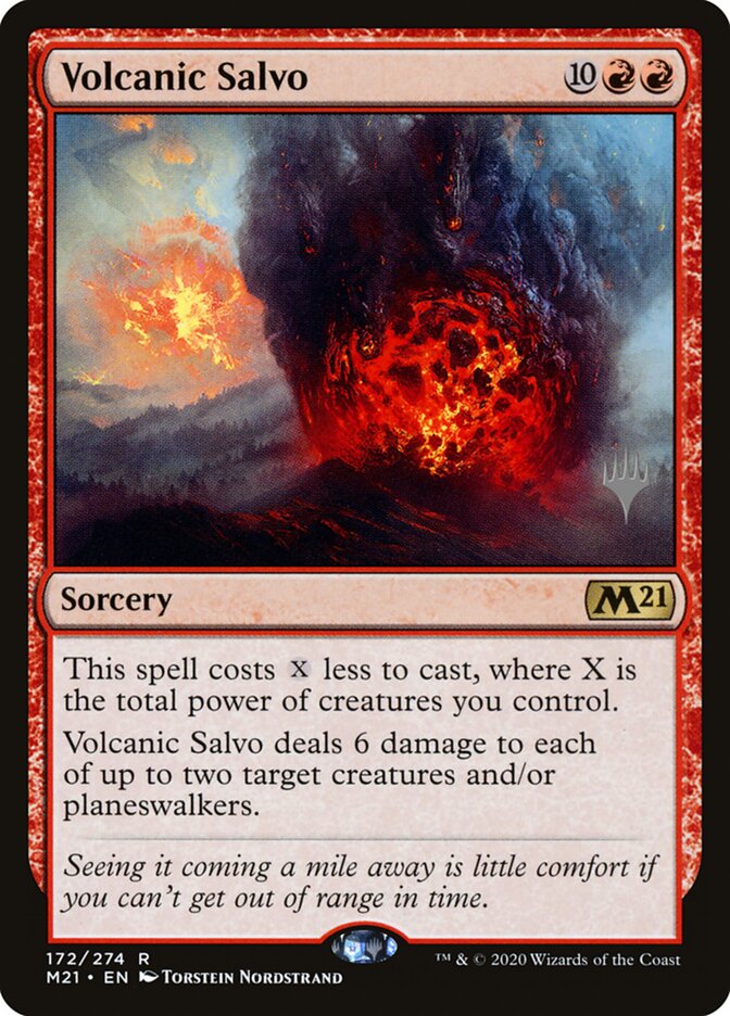 Volcanic Salvo, Core Set 2021 Promos · 172/274