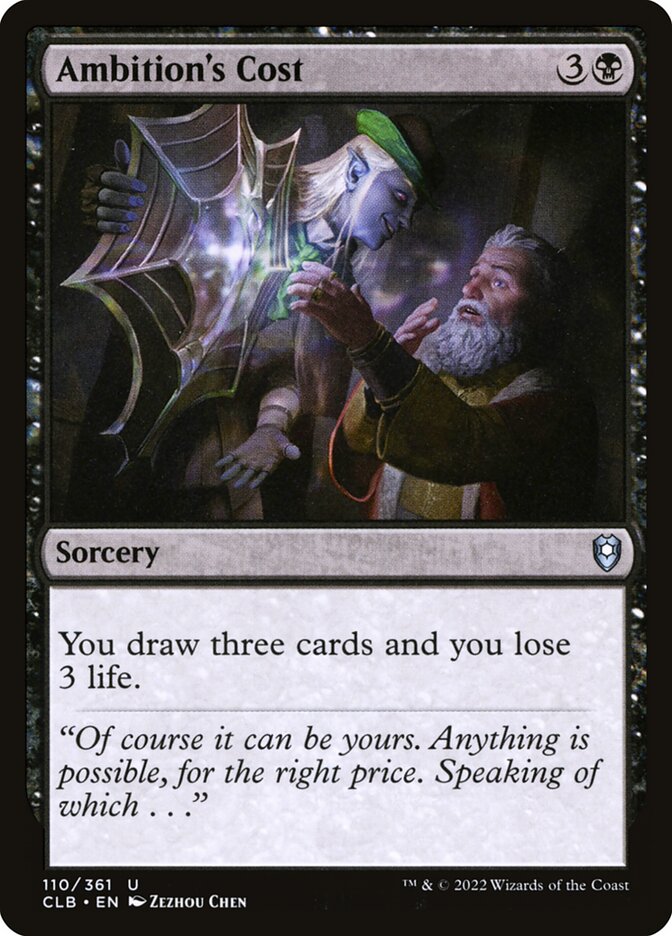 Ambition's Cost, Commander Legends: Battle for Baldur's Gate · 110/361