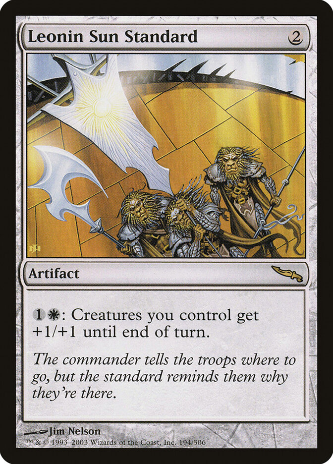 Leonin Sun Standard, Mirrodin · 194/306