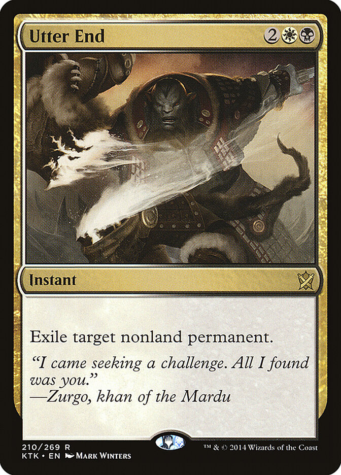 Utter End, Khans of Tarkir · 210/269