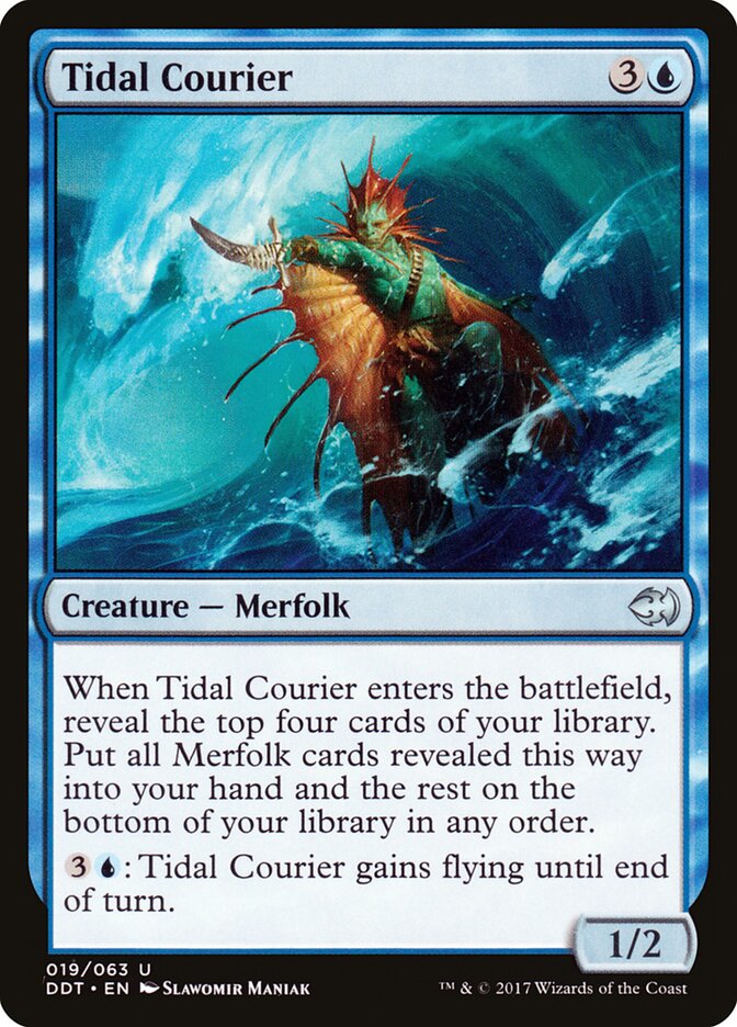 Tidal Courier, Duel Decks: Merfolk vs. Goblins · 019/063