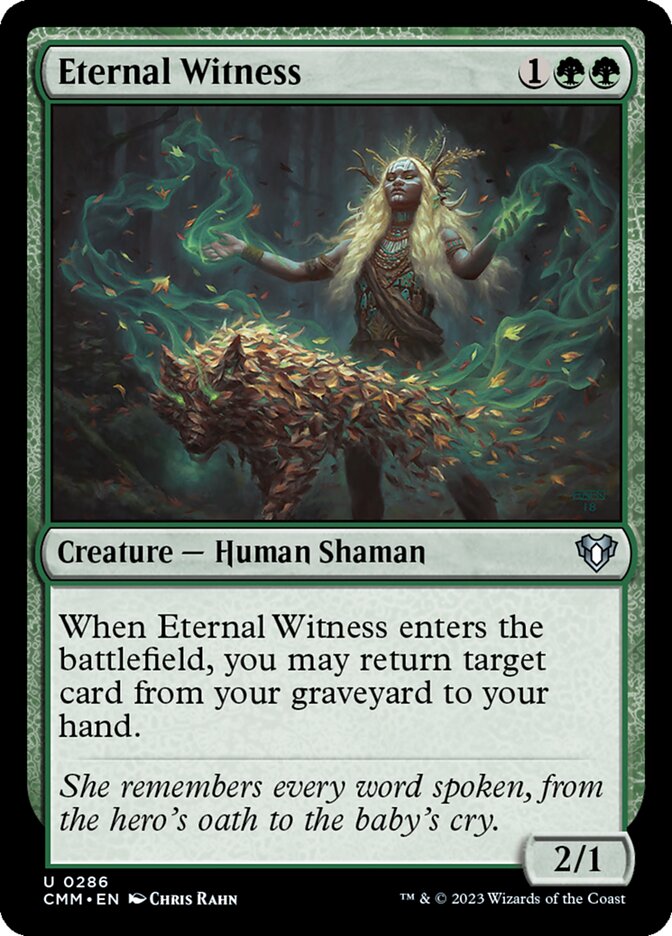 Eternal Witness, Commander Masters · 0286
