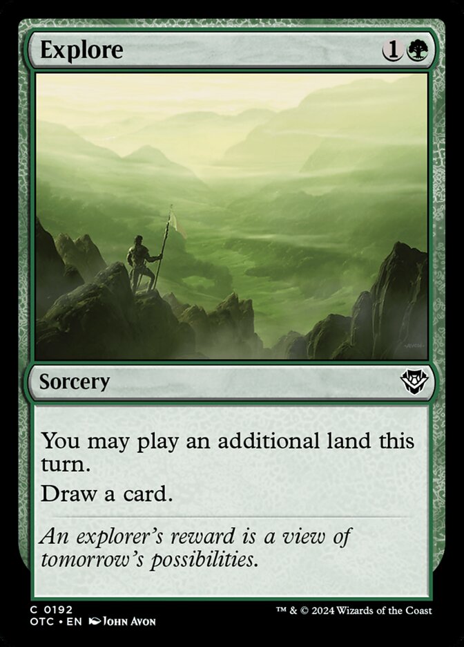 Explore, Outlaws of Thunder Junction Commander · 0192