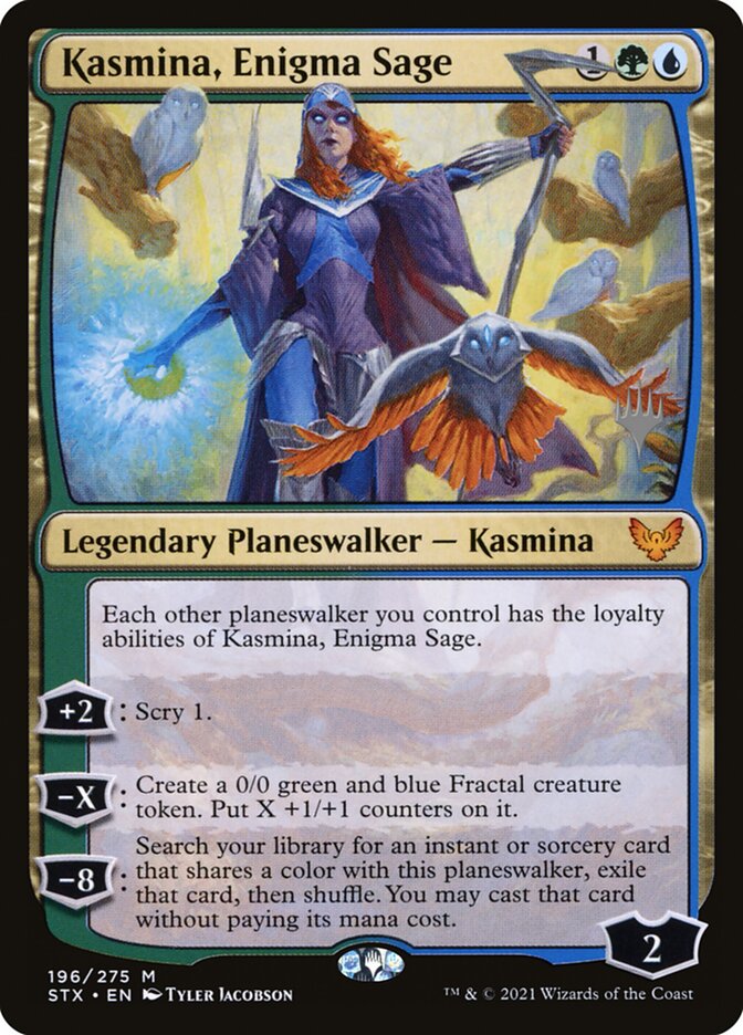 Kasmina, Enigma Sage, Strixhaven: School of Mages Promos · 196/275