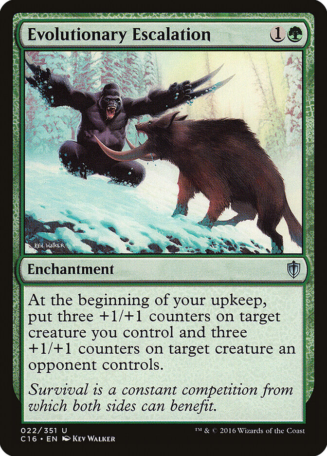 Evolutionary Escalation, Commander 2016 · 022/351