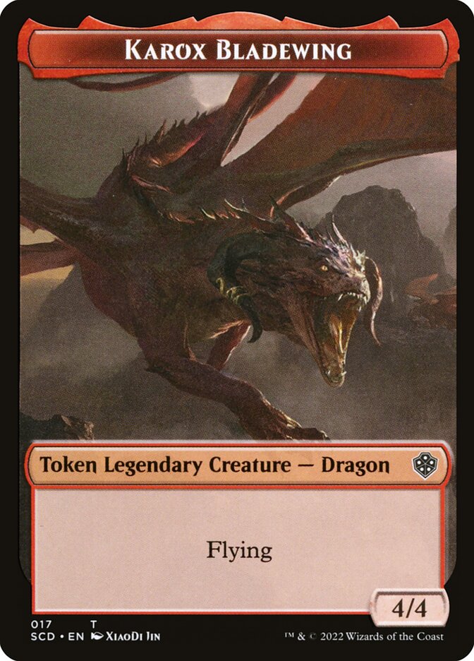 Karox Bladewing, Starter Commander Deck Tokens · 017