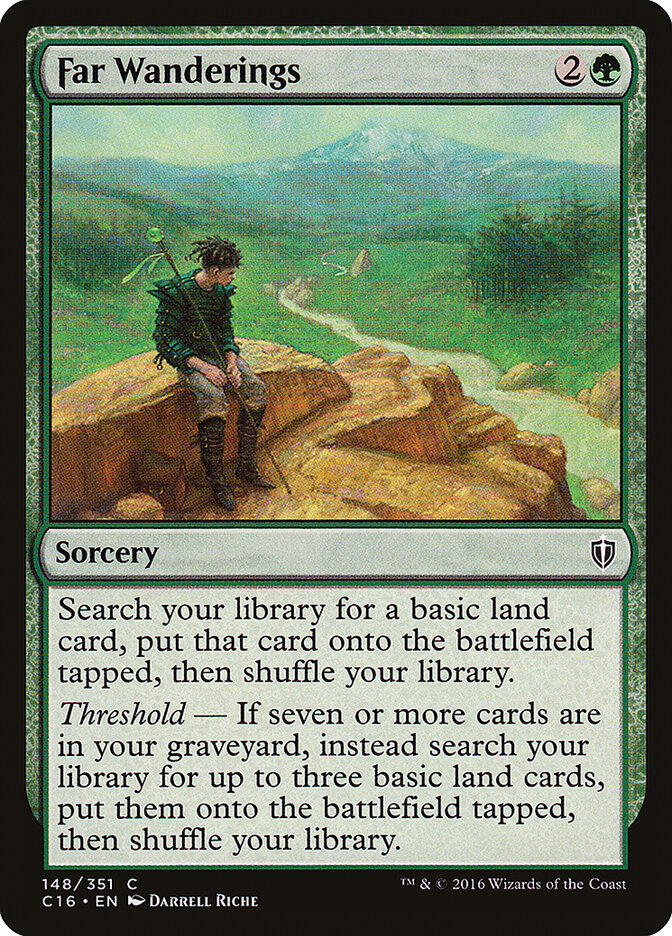 Far Wanderings, Commander 2016 · 148/351