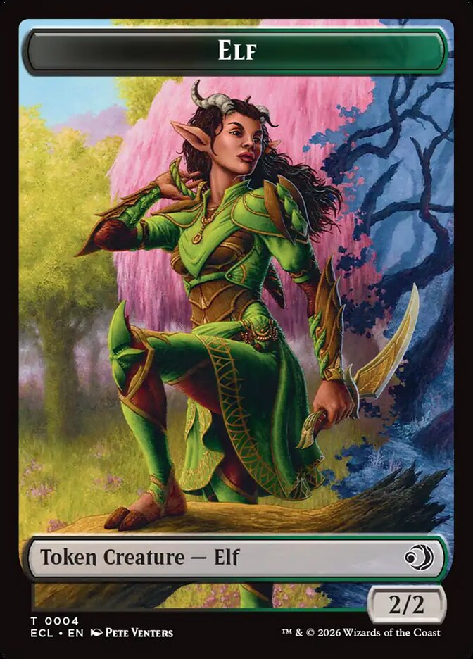 Elf, Lorwyn Eclipsed Tokens · 0004