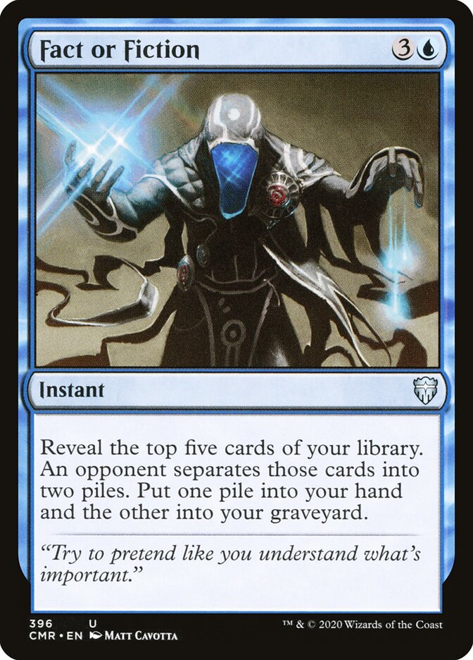 Fact or Fiction, Commander Legends · 396