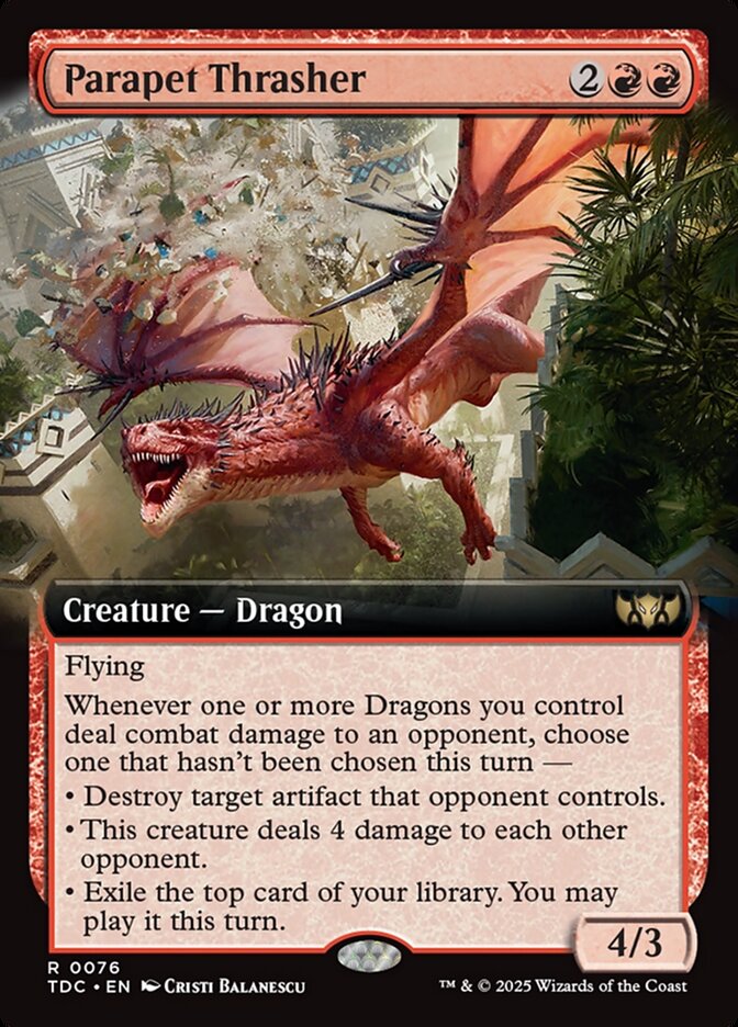 Parapet Thrasher, Tarkir: Dragonstorm Commander · 0076