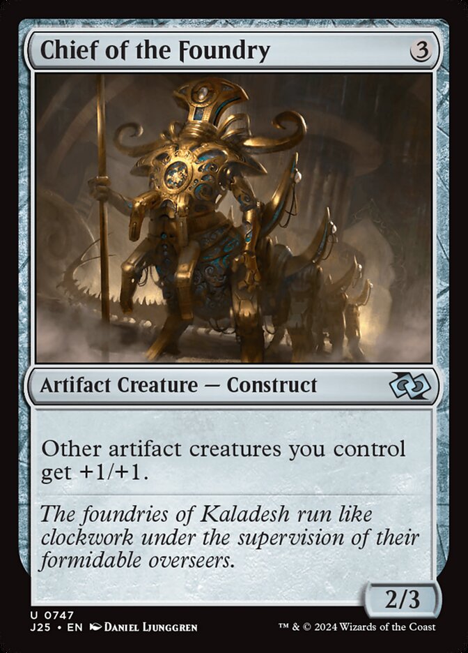 Chief of the Foundry, Foundations Jumpstart · 0747