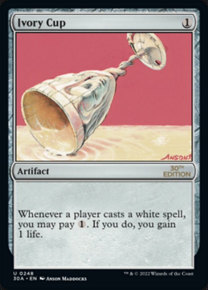 Ivory Cup, 30th Anniversary Edition · 248/594