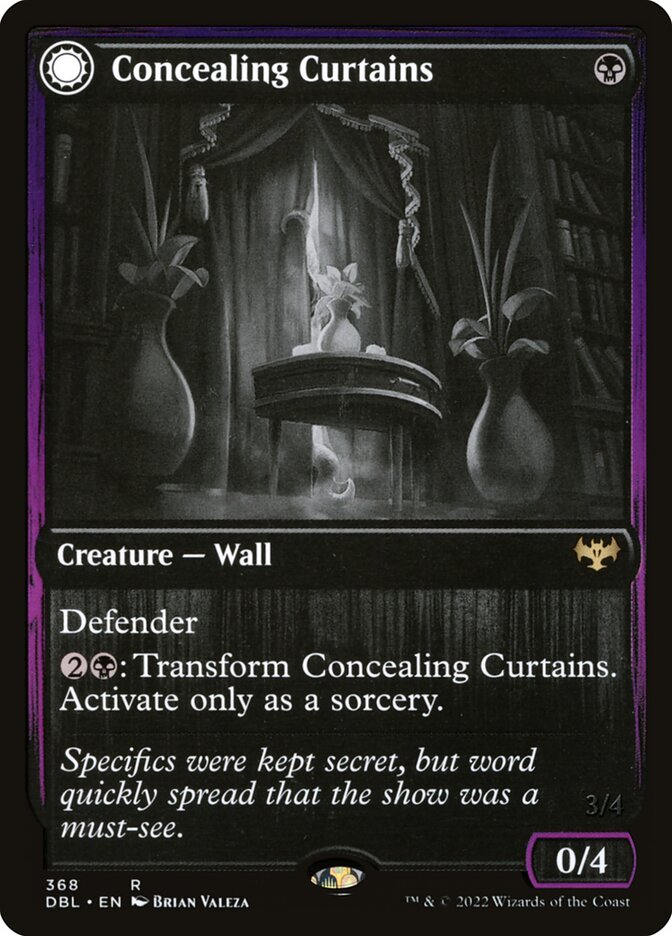 Concealing Curtains // Revealing Eye, Innistrad: Double Feature · 368/534
