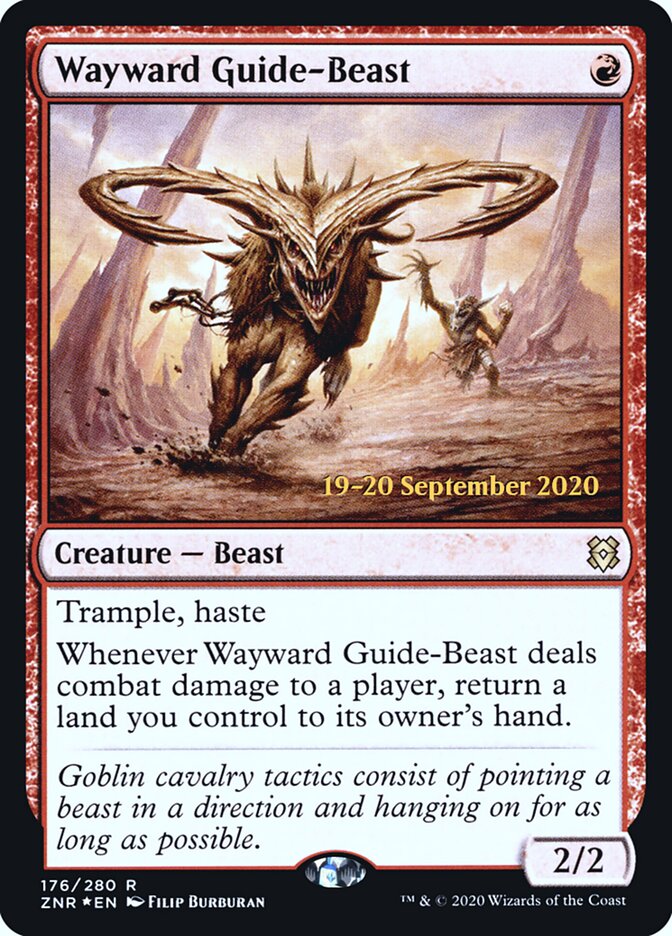 Wayward Guide-Beast, Zendikar Rising Promos · 176/280