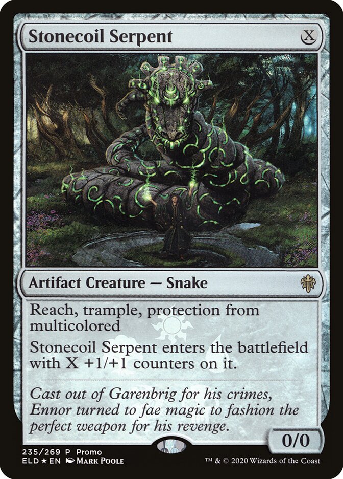Stonecoil Serpent, Throne of Eldraine Promos · 235-star