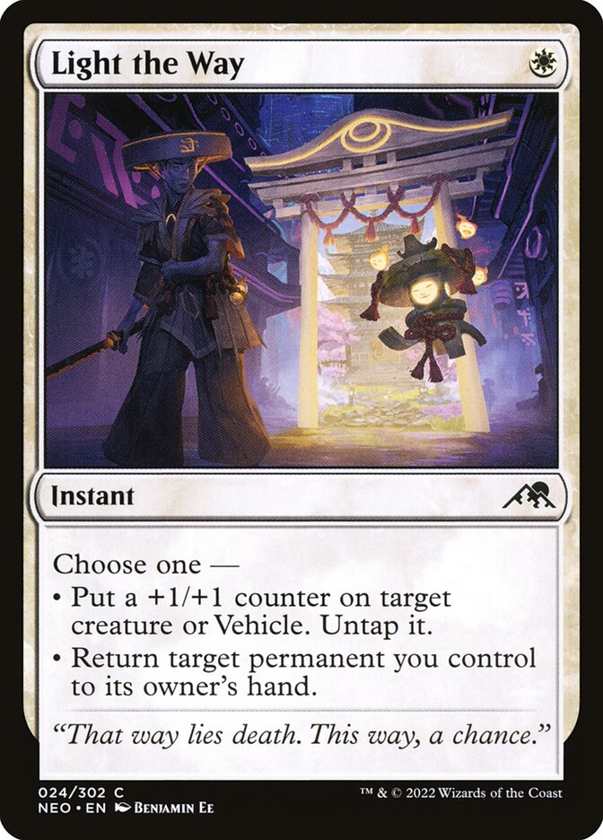 Light the Way, Kamigawa: Neon Dynasty · 024/302