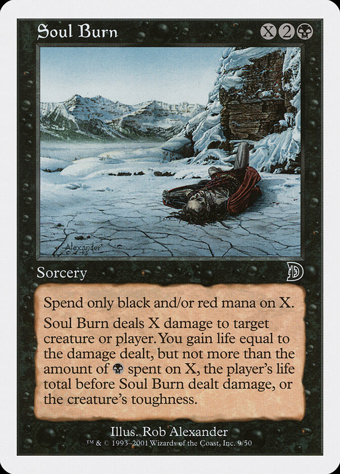 Soul Burn, Deckmasters · 9/50