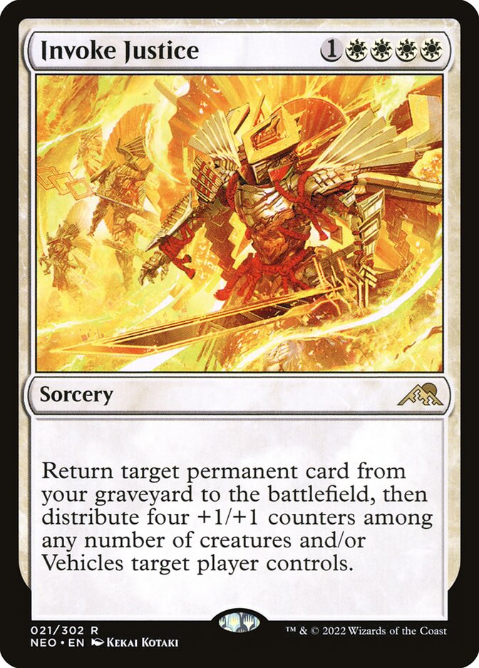 Invoke Justice, Kamigawa: Neon Dynasty · 021/302
