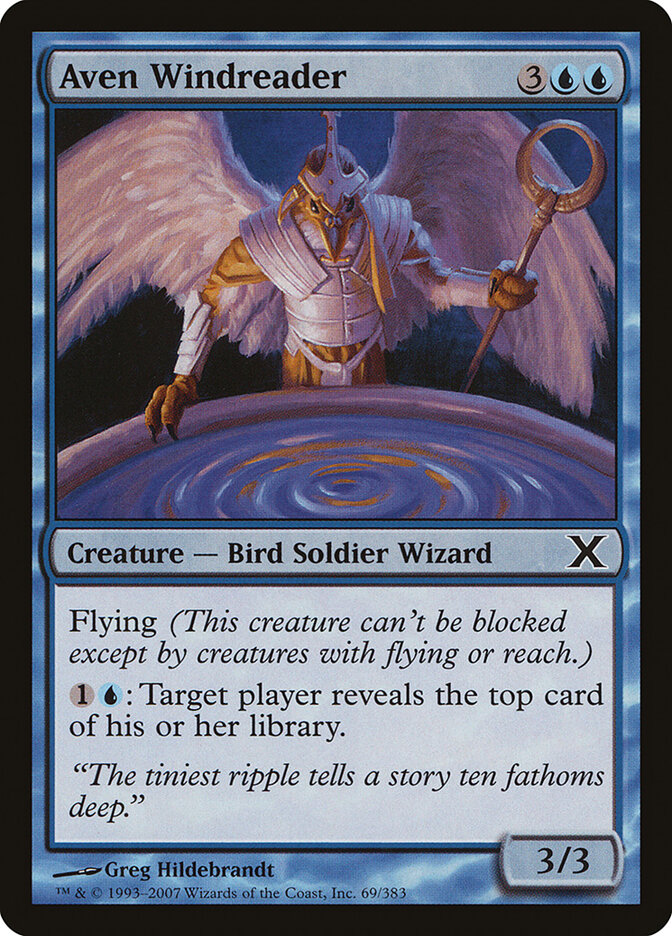 Aven Windreader, Tenth Edition · 69/383