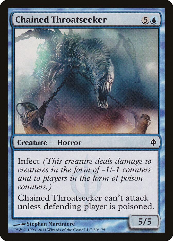 Chained Throatseeker, New Phyrexia · 30/175