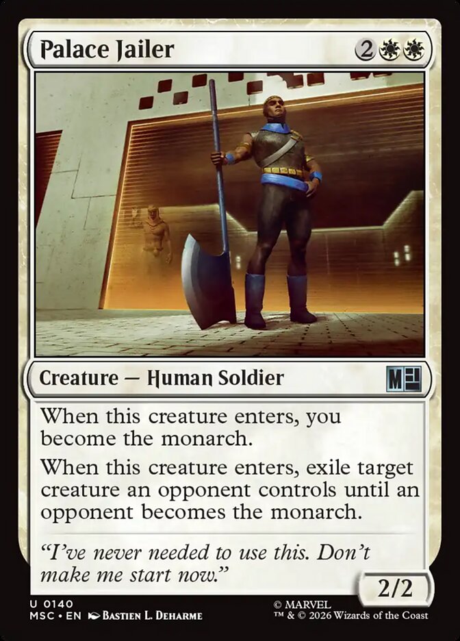 Palace Jailer, Marvel Super Heroes Commander · 0140
