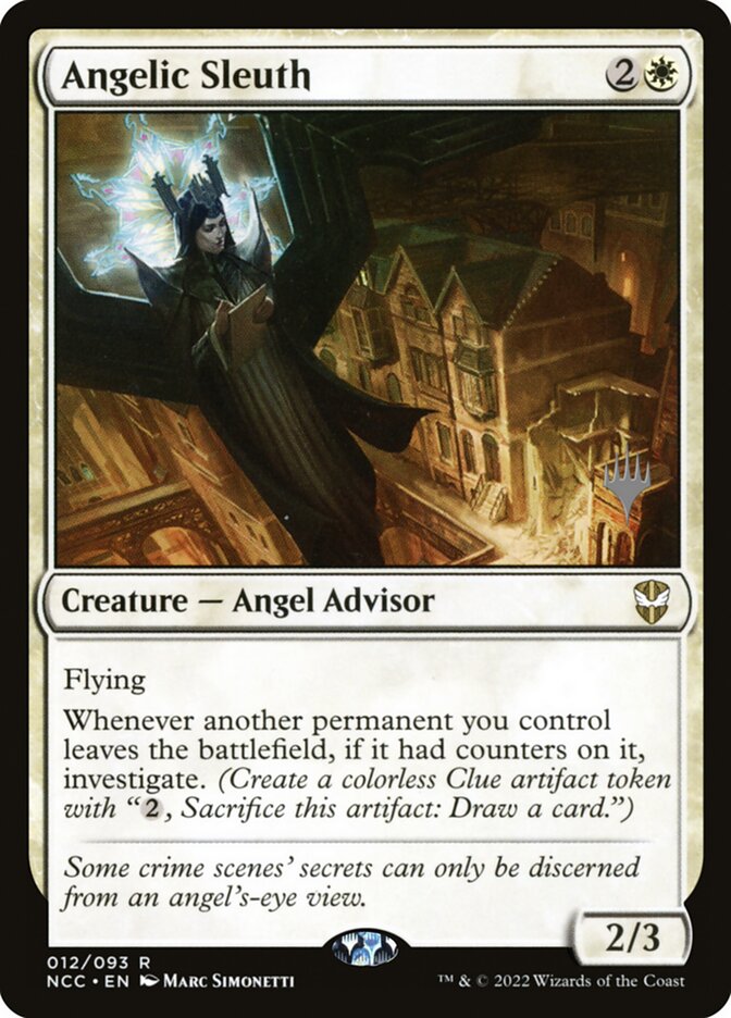 Angelic Sleuth, New Capenna Commander Promos · 012/093