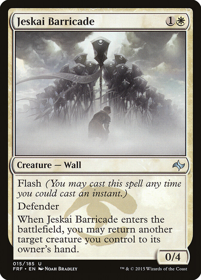 Jeskai Barricade, Fate Reforged · 015/185