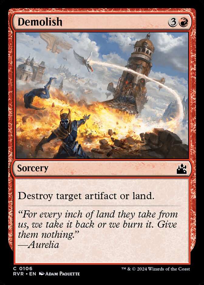 Demolish, Ravnica Remastered · 0106