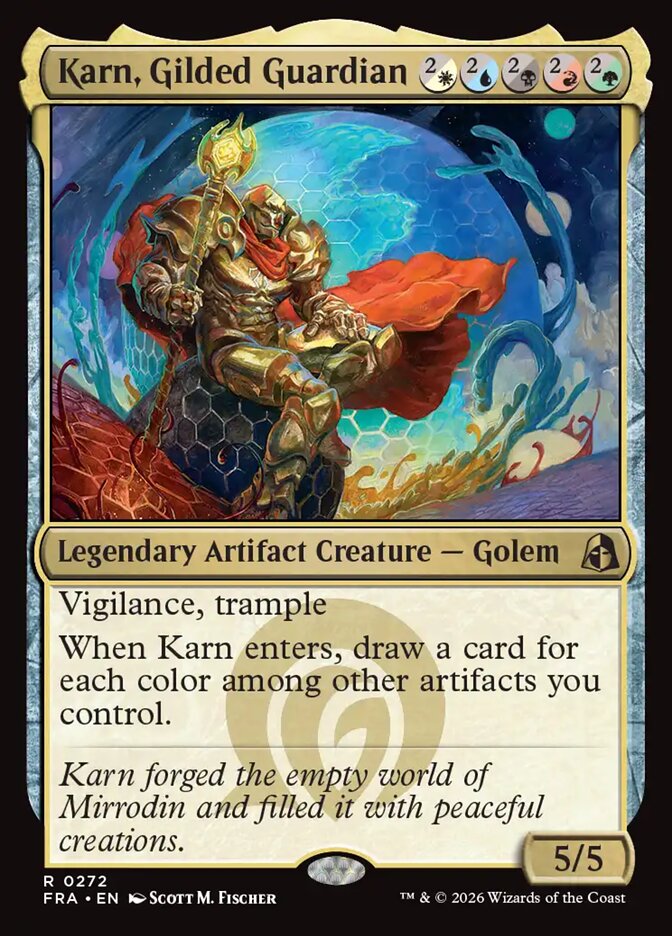 Karn, Gilded Guardian, Reality Fracture · 0272