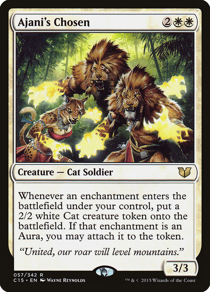 Ajani's Chosen, Commander 2015 · 057/342