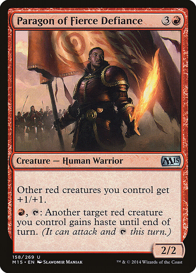Paragon of Fierce Defiance, Magic 2015 · 158/269