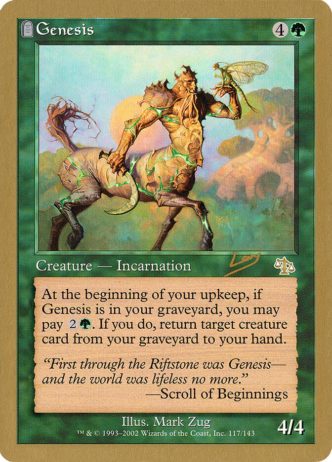 Genesis, World Championship Decks 2002 · rl117