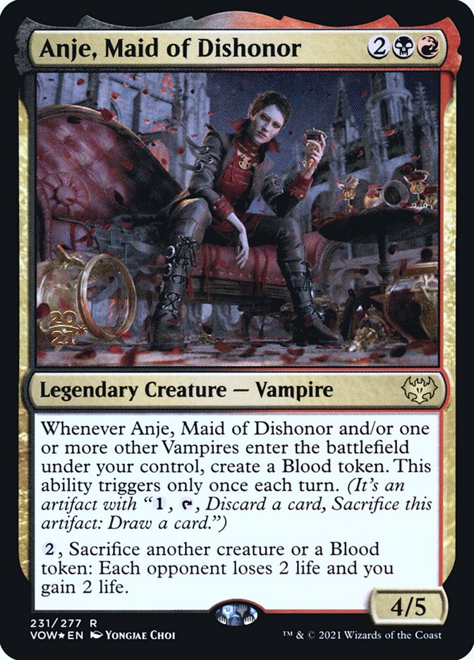 Anje, Maid of Dishonor, Innistrad: Crimson Vow Promos · 231/277