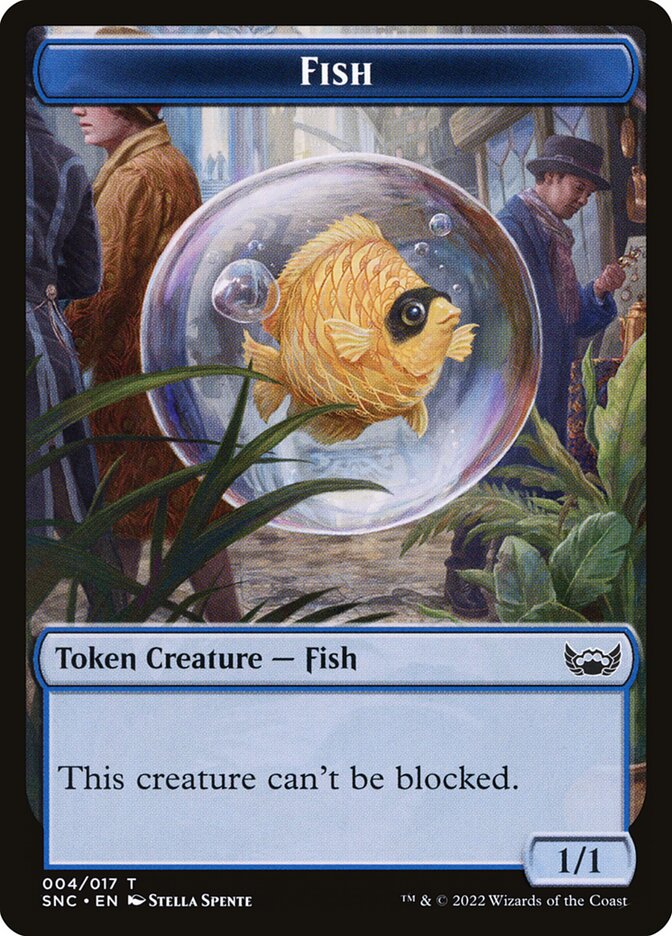Fish, Streets of New Capenna Tokens · 004