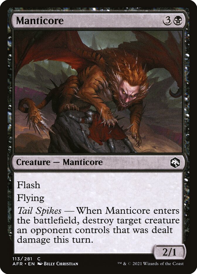 Manticore, Adventures in the Forgotten Realms · 113/281