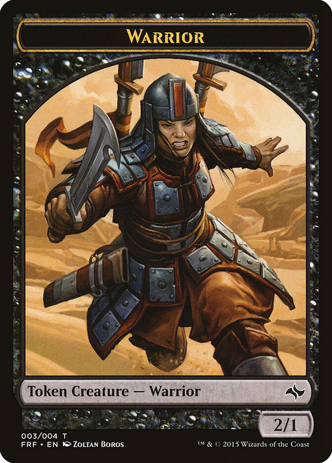 Warrior, Fate Reforged Tokens · 003