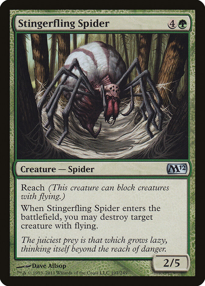 Stingerfling Spider, Magic 2012 · 197/249