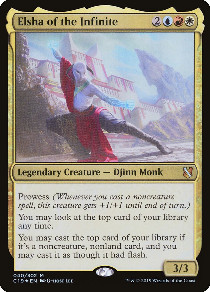 Elsha of the Infinite, Commander 2019 · 040/302