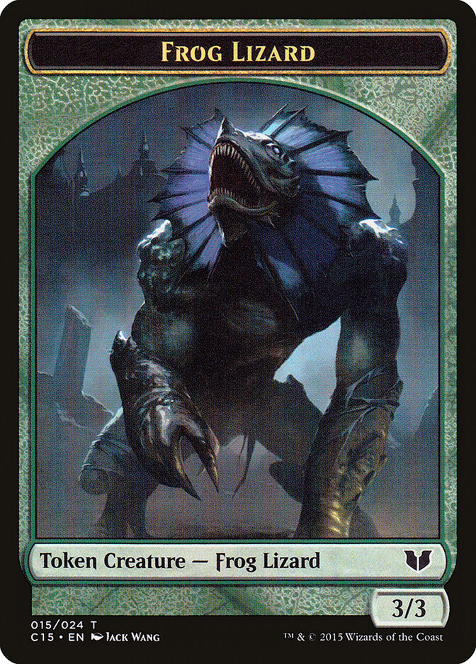 Frog Lizard, Commander 2015 Tokens · 015