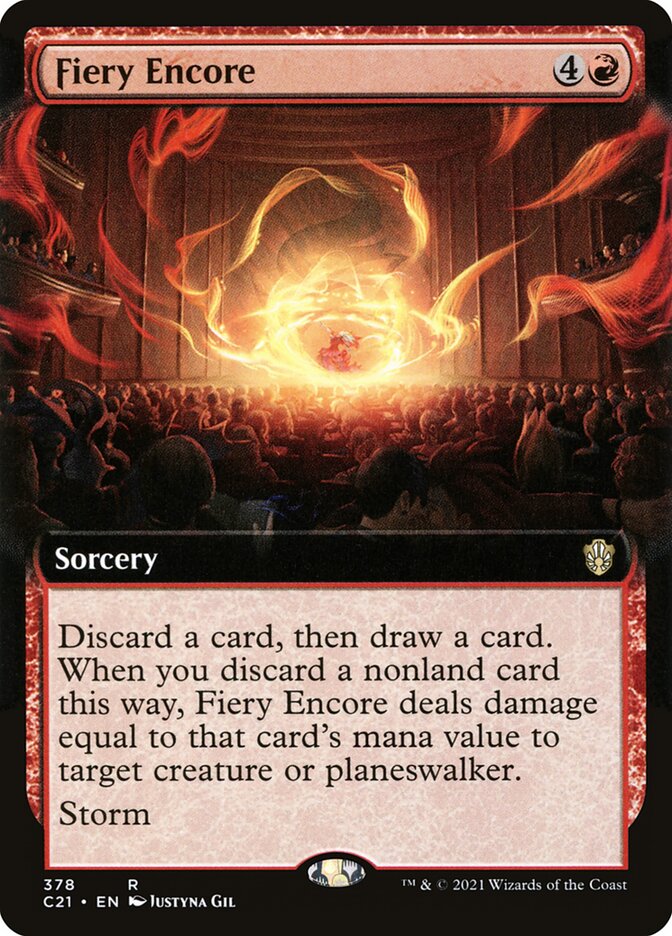 Fiery Encore, Commander 2021 · 378