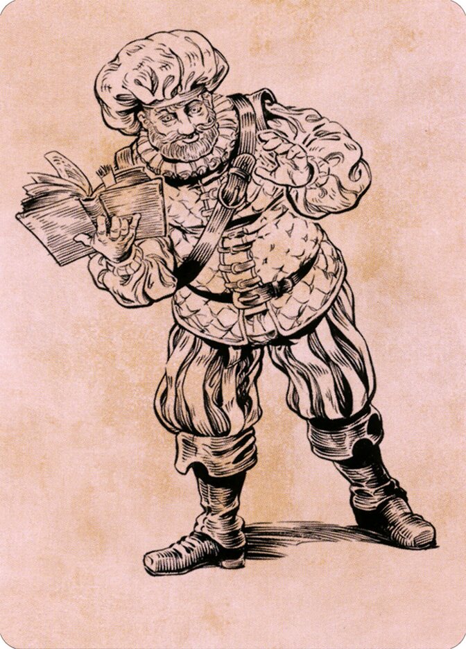 Volo, Itinerant Scholar // Volo, Itinerant Scholar, Battle for Baldur's Gate Art Series · 048