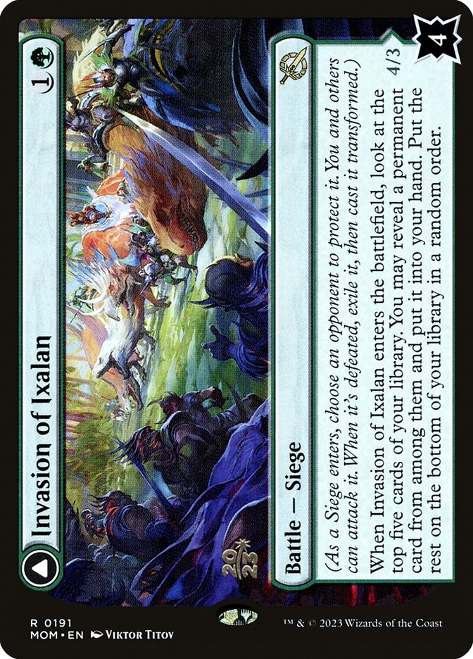 Invasion of Ixalan // Belligerent Regisaur, March of the Machine Promos · 0191