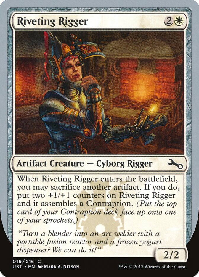 Riveting Rigger, Unstable · 019/216